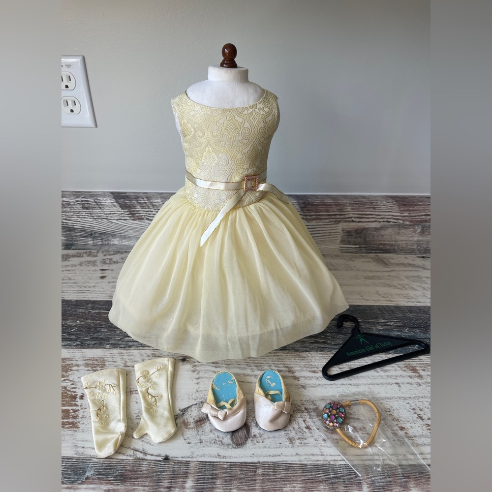 American Girl of Today Doll GALA PARTY Outfit for 18” Doll - COMPLETE  TLC Shoes